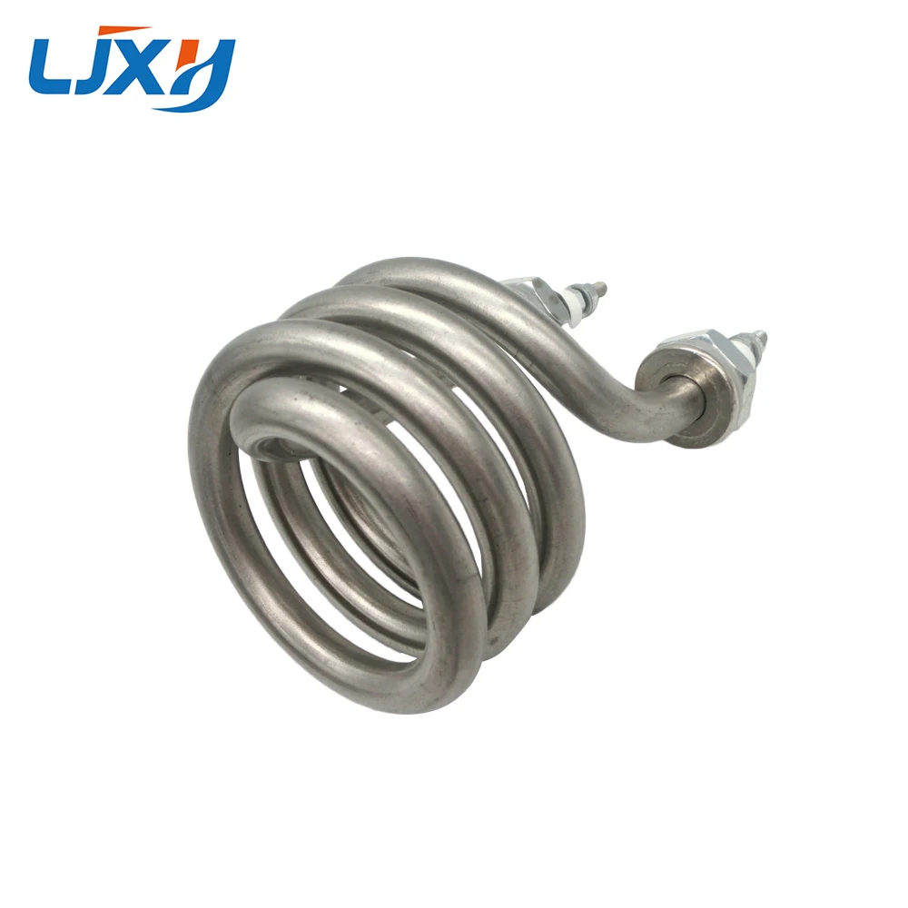 LJXH 220V/380V Electric Water Distiller Heating Heater Element 2.5KW/3KW/4.5KW Spiral Stainless Steel Immersion Heater Pipe