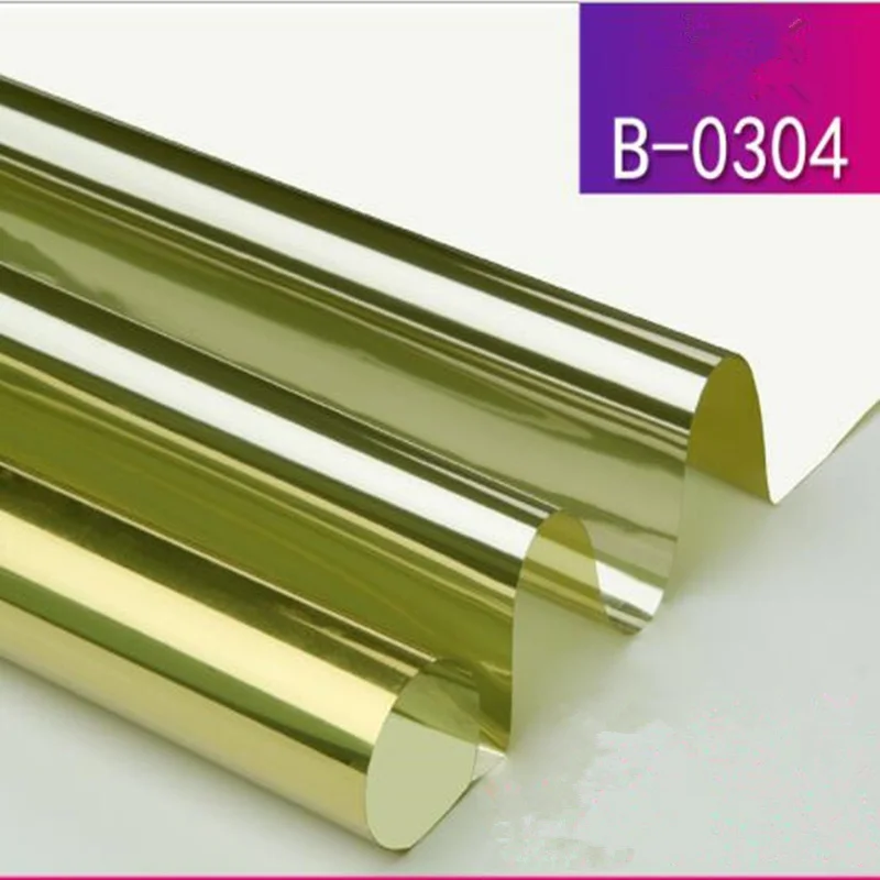 HOHOFILM Gold&silver Mirrored Window Film Reflective One Way Mirror House Glass sticker Adhesive tint 3m/5m/6m/8m/10m/15m