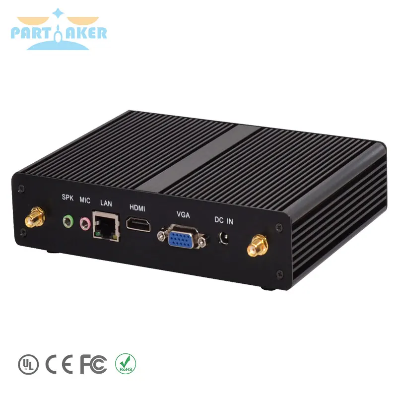 Imagem -03 - Mini pc sem Fanless Intel Core i5 4200y Win 10 Gigabit Lan Vga Hdmi Office Nettop pc 2955u Thin Client Htpc