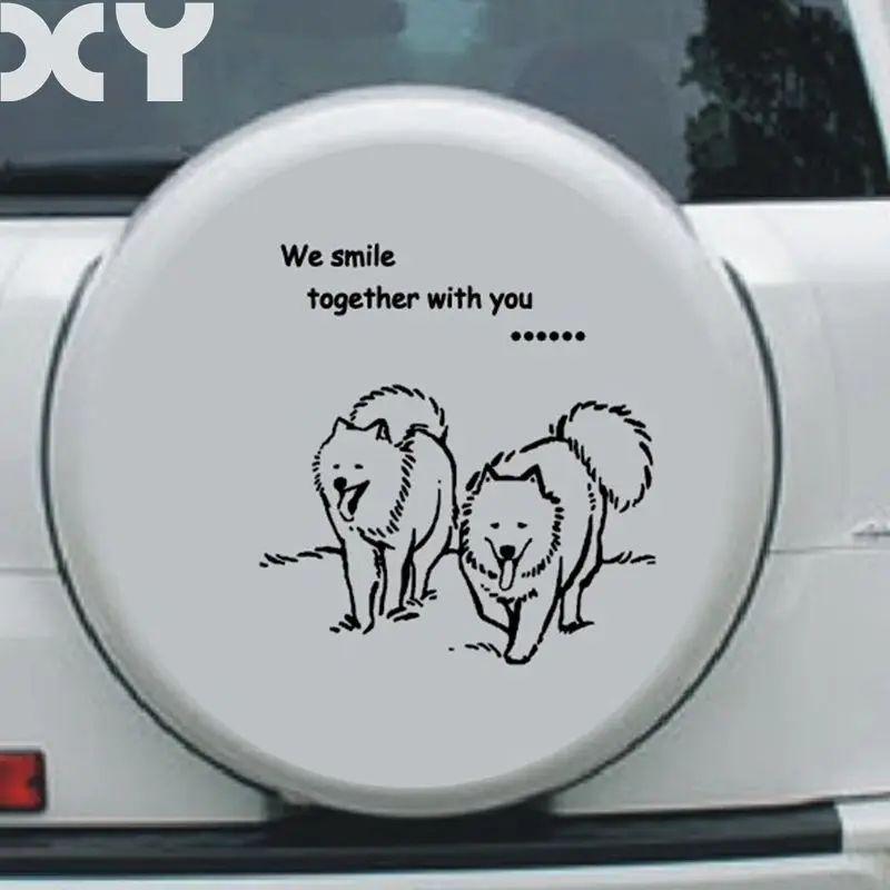 Samoyed Dog Pet Car Stickers Wall Stickers Vinyl Decal Decorate Sticker for Car and Motorcycle