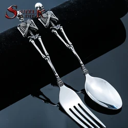 steel soldier fork and spoon amazing art work stainless steel high quality unique fashion handcraft