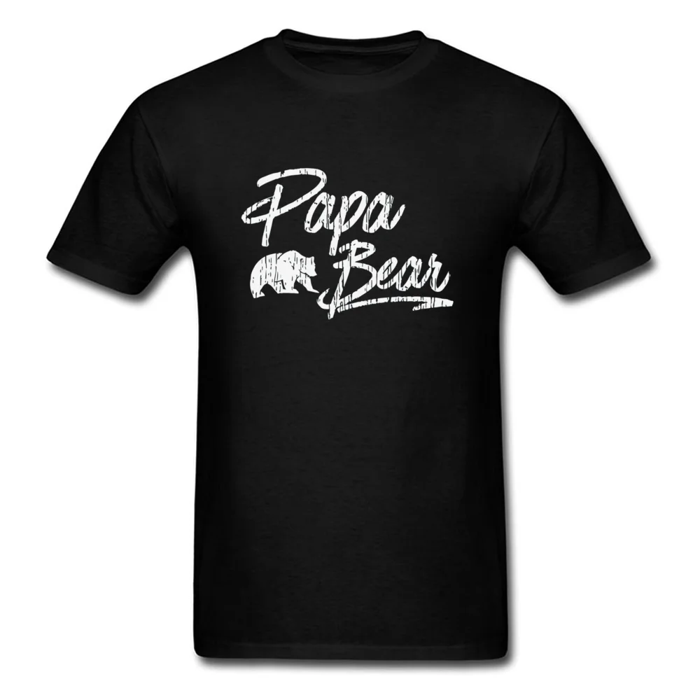 Stay Wild Papa Bear Letter Patchwork Forest T Shirt Father's Day Custom Well Chosen Gift Tshirts Oversized Bear Animal Tee Print