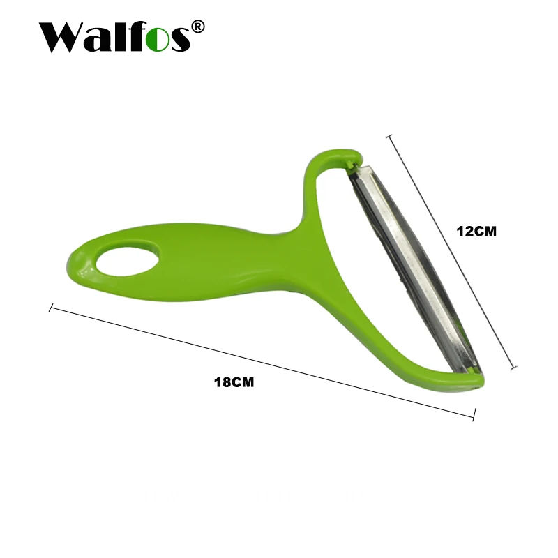 WALFOS Stainless Steel Vegetable Peeler Cabbage Wide Mouth Graters Salad Potato Slicer Cutter Fruit Knife Kitchen Cooking Tools