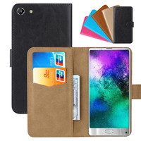 Luxury Wallet Case For Maze Alpha X PU Leather Retro Flip Cover Magnetic Fashion Cases Strap