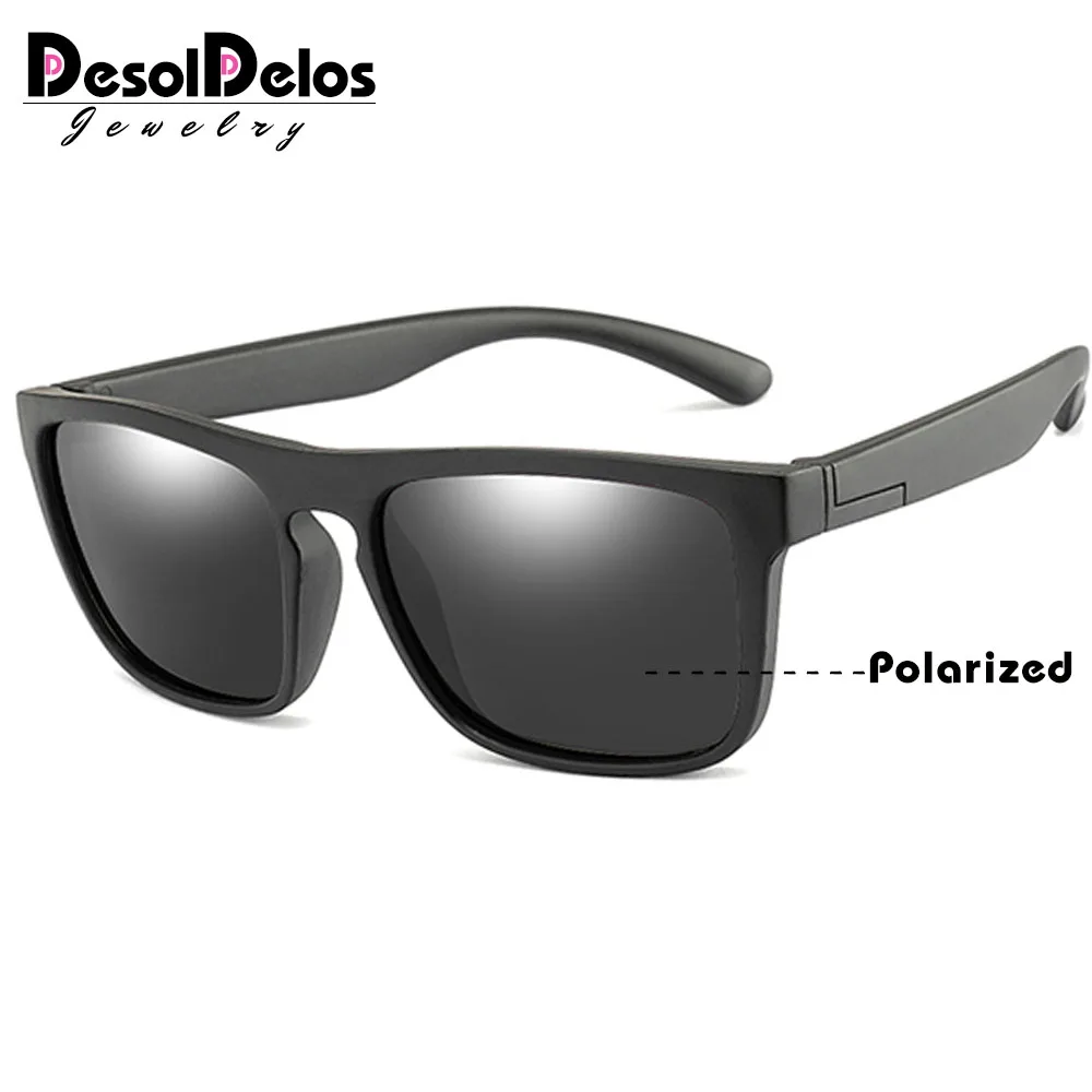 Lunettes de soleil polarisées pour enfants, protection UV, PC, haute qualité, D323, 2024