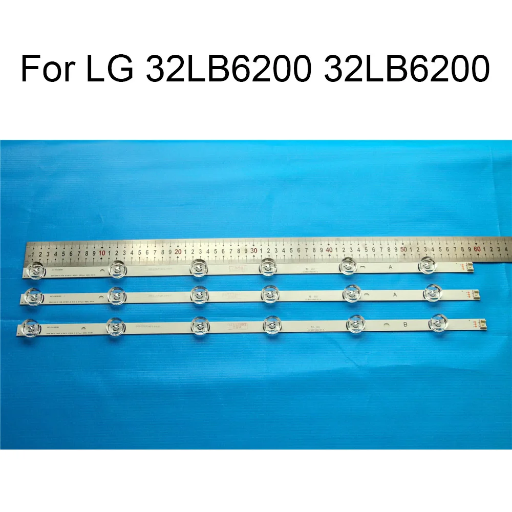 Brand New LED Backlight Strip For LG 32LB620V 32LB6200 TV Repair LED Backlight Strips Bars A B TYPE 6 Lamps Original Quality