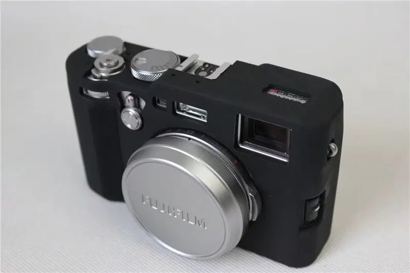 Soft Silicone Rubber Camera Protective Body Cover Protector Case Bag Skin For Fujifilm X100F Camera