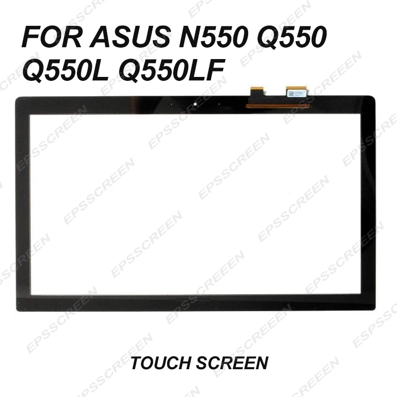 Imagem -02 - Tela de Substituição para Asus N550 Q550 Q550l Q550lf Painel Digitalizador de Tela Touch de 15.6 Polegadas Lente de Vidro para Notebook