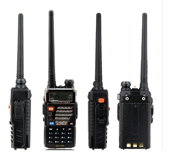 2 Pcs Baofeng UV-5RE Walkie Talkie Radio FM VOX Dual Display Radio Comunicador 5W 128CH UHF CB radio Baofeng UV-5R PLUS