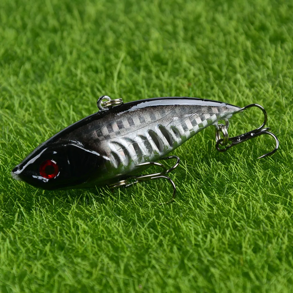 LINGYUE 1PCS Pesca Hard Fishing Lure 6.5cm 10.4g VIB Sinking Wobblers Crankbaits Long Shot Artificial Bait For Bass Pike