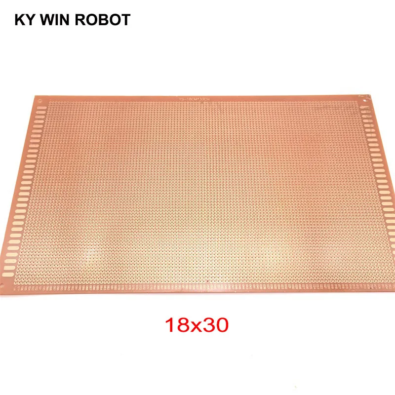 1 sztuk DIY 18*30cm prototypowy papier z miedzi z PCB uniwersalny eksperyment obwód matrycy pokładzie 18x30cm