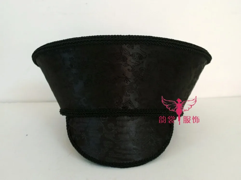 Chapeau Qitou Simple de la dynastie Qing | Chapeau pour la télévision, jeu de légende de ZhenHuan, chapeau pour femmes, pièce peut bricolage,