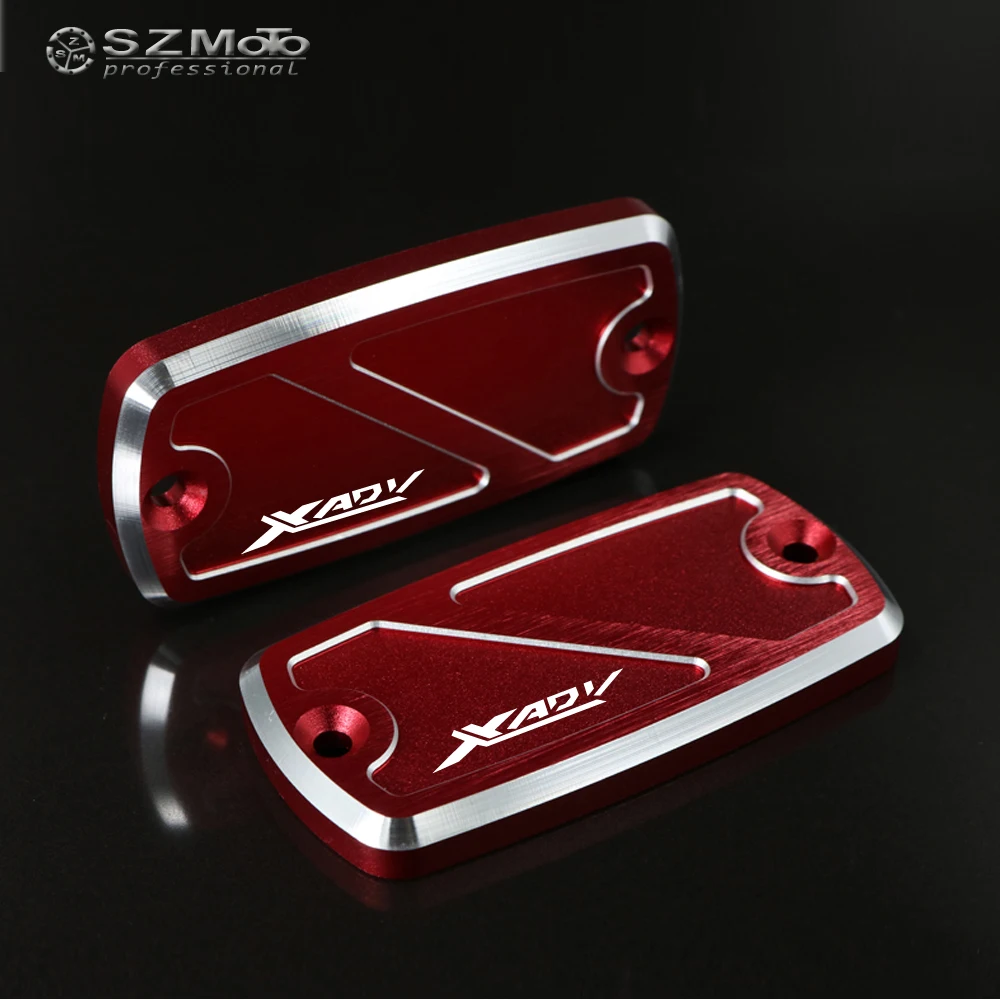 For HONDA X-ADV XADV 2017-2023 Aluminum Motorcycle Accessories Front / Rear Brake Master Cylinder Fluid Reservoir Cover Cap CNC