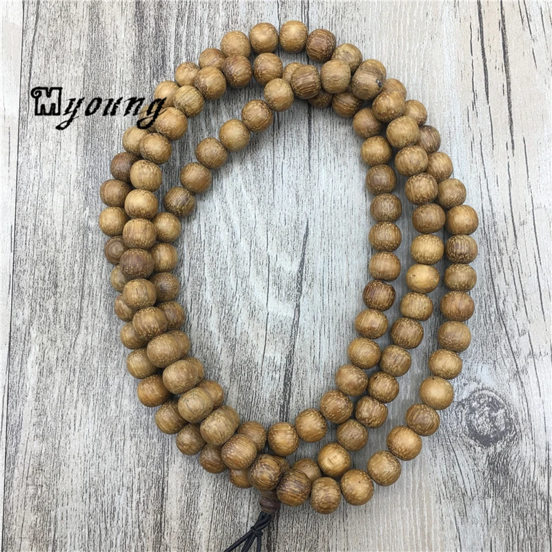 108x8mm Red Sandalwood Beads Buddha Malas Bracelet Healthy Jewelry Buddhist meditation Wooden Rosary Beads,Prayed Beads MY1492