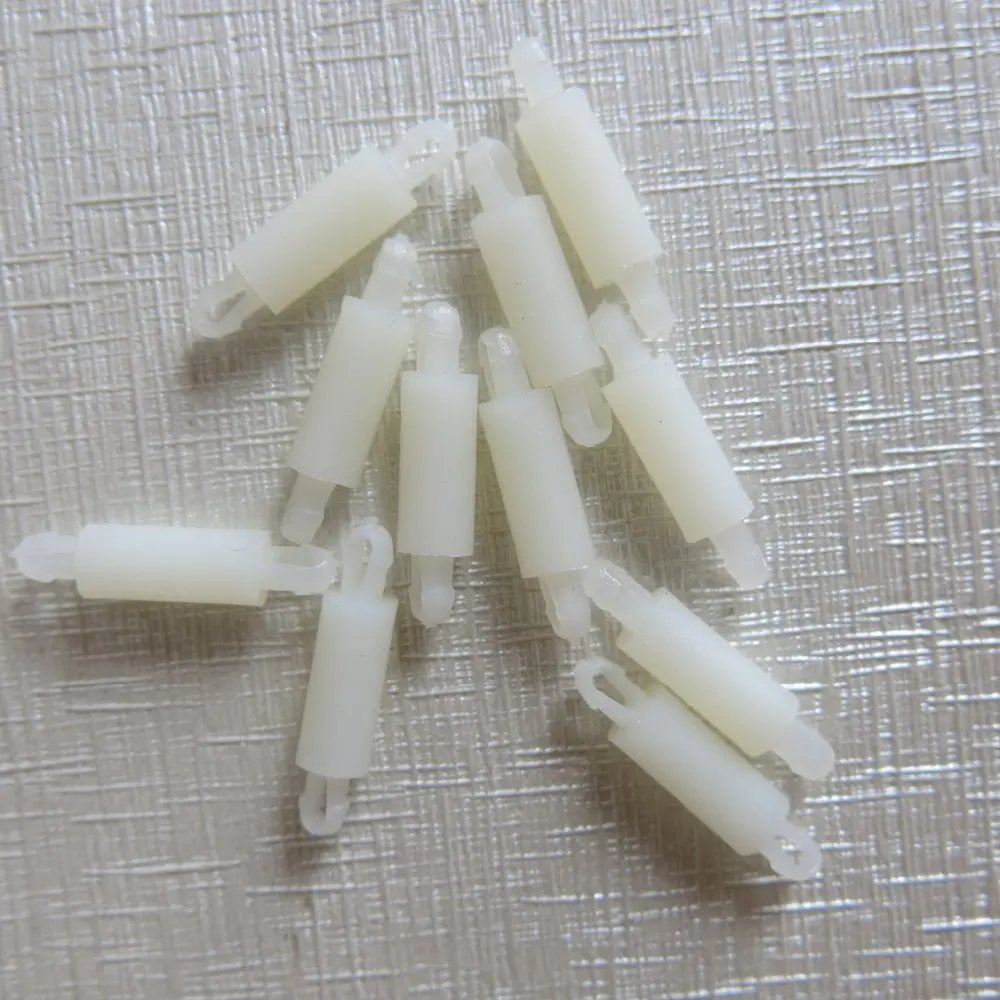 

100Pcs Nylon plastic 2mm Hole thinkness 1.2-1.7mm PCB circuit board Spacers Standoff fixed clips Locking Snap-In Posts H=10.5mm