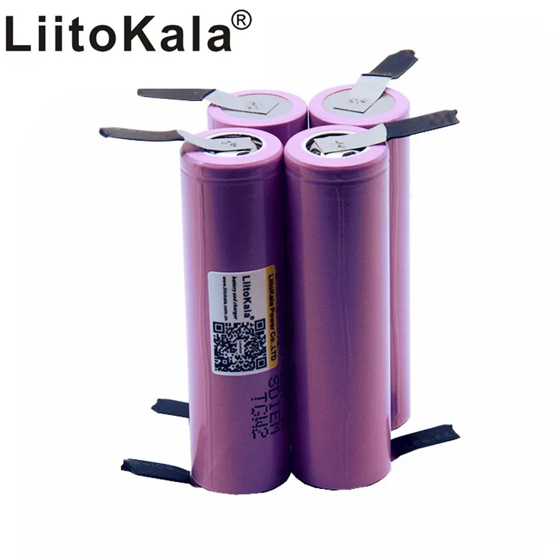 Liitokala ICR18650-26FM New 100% Original 18650 2600 mAh Lithium Ion Battery 3.7V Rechargeable Battery + DIY Nickel Sheet