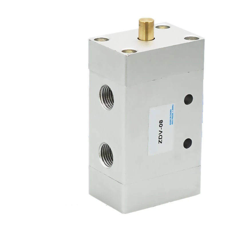 

Pneumatic switch two five-way reversing valve ZDV-08 air valve cylinder switch automatic shuttle valve speed control valve