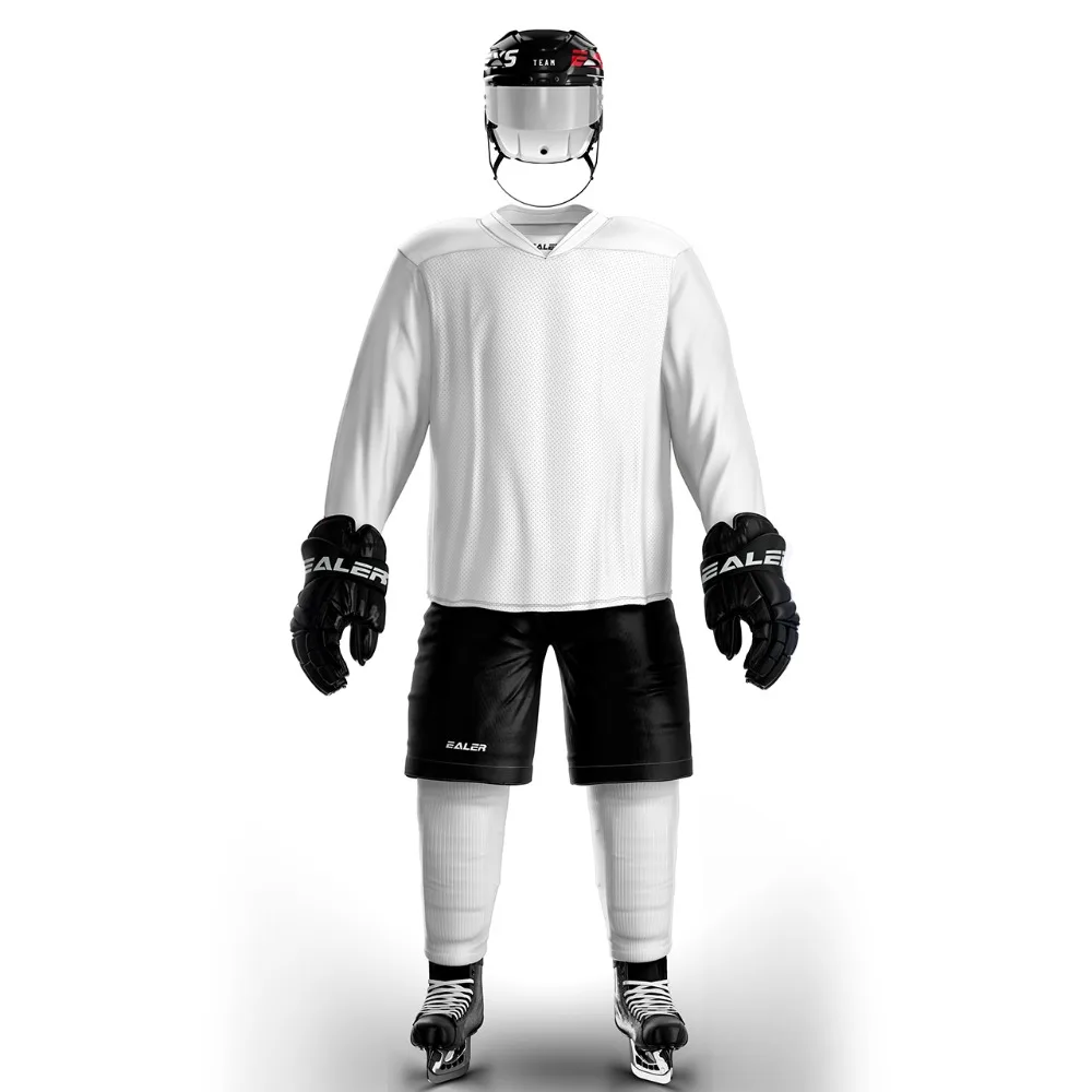 Cool Hockey 2 pieces single color home and away hockey jersey for practice H6000