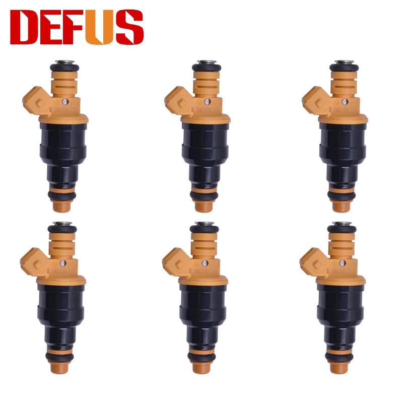 DEFUS 6X 0280150773 Fuel Injector Nozzle For Hyundai Excel S Coupe X3 1.5L Sohc G4Ek Injection 13641734776 0280150715 New Values