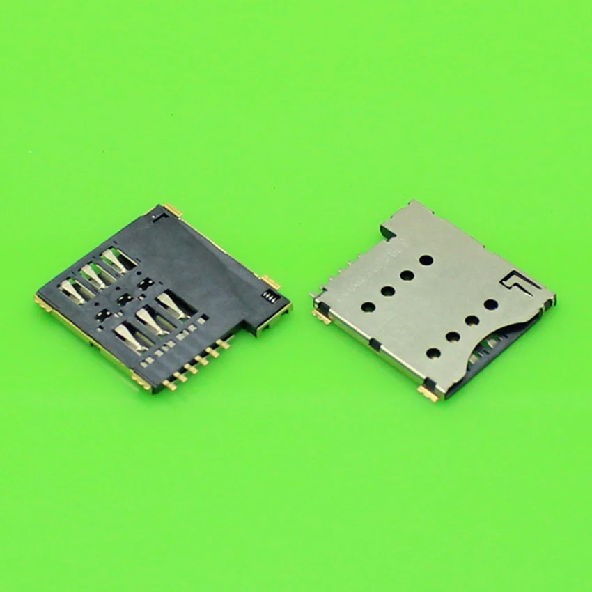 ChengHaoRan 1 Piece Real high quality 6pin push micro sim card socket holder slot replacement connector.KA-179