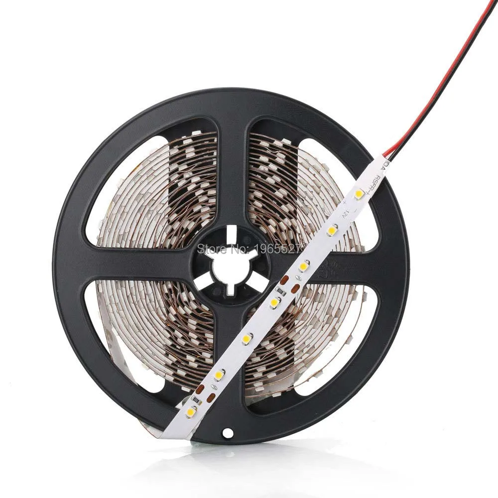 

5m 300 LED 3528 SMD IP20 12V Flexible LED Strip Light 60 LEDs/m Tape in Red/Green/Blue/Yellow/White/Warm White/ RGB Colors