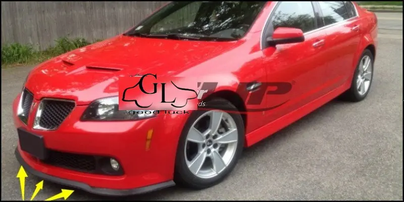 Bumper Lip Deflector Lips For Pontiac G6 G8 Front Spoiler Skirt For TopGear Friends to Car Tuning / Body Kit / Strip