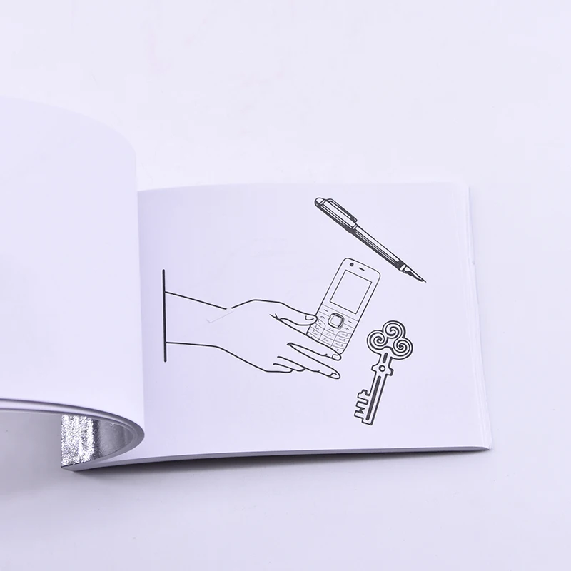 1pc Prediction Book Magic Tricks Magician Predict Book Page Magia Close-Up Illusions Gimmick Comedy Toys For Children