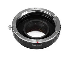 Focal Reducer Speed Booster Turbo Lens Adapter for Canon EF EOS Lens to m4/3 mft GF5 GF6 GX1 GX7 EM5 GH4 GH3 BMPCC