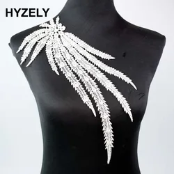 1Pc Peacock Embroidered Lace Fabric Trim DIY Neckline Collar Sew On Dress Clothing Applique Sewing Accessories BW062