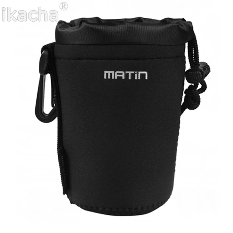 Новый матовый неопреновый мягкий защитный чехол для объектива камеры размера M, чехол для Canon Nikon Sony, высокое качество