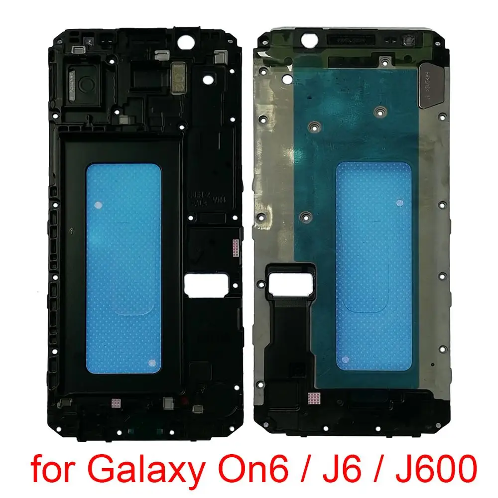 For Galaxy On6 / J6 / J600 Front Housing LCD Frame Bezel Plate for Galaxy On6 / J6 / J600 Replacement Parts