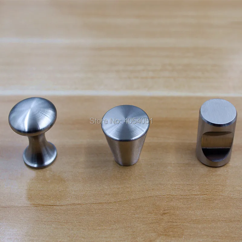 

Stainless Steel Simple Drawer Knob Furniture Hardware Wardrobe Shoe Door Single Hole Handle Round Cone Pull