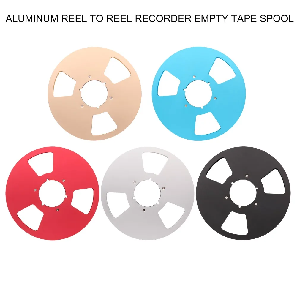 

10-inch 10" Full Aluminum Reel To Reel Empty Tray Tape Spool For Hifi Audio STUDER TELEFUNKUN REVOX NAGRA Master Recorder