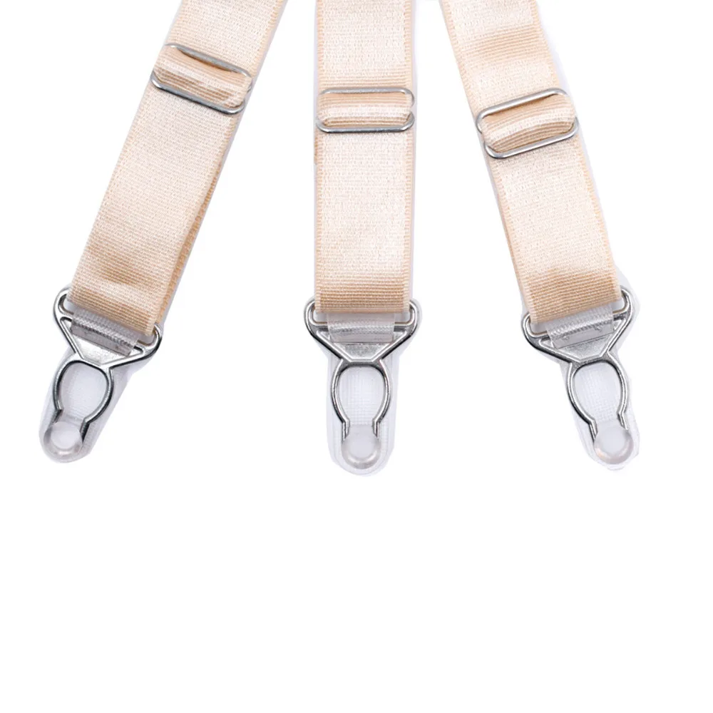 Men Elastic Shirt Holder Adjustable Sexy Shirt Stays Crease Resistance Suspender Belt Mens Suspenders Business Braces