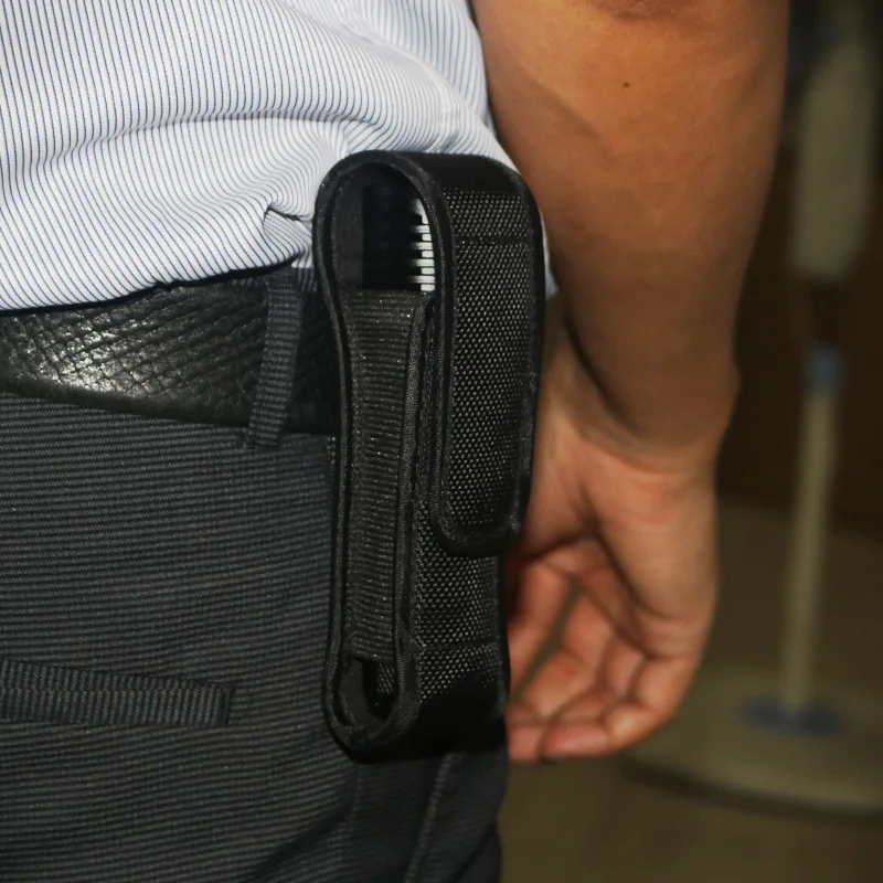 Every Size Flashlight Pouch Holster Case Nylon Adhesive Belt Pouch Case for LED Flashlight Torch