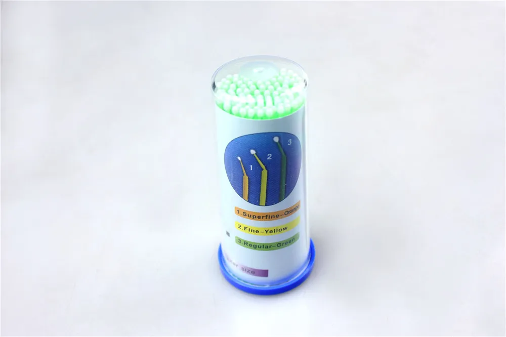 

100pcs Eyebrow Tattoo Embroidery Lip Grafting Eyelash Removal Cotton Swabs Dental Disposable Micro Brush Applicator Stick