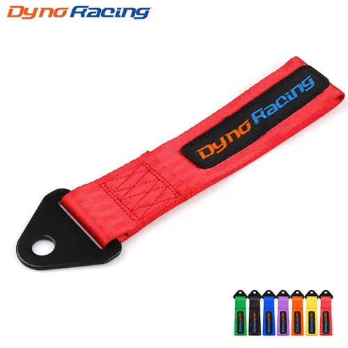 Imagen 1 del producto Dynoracing-Correa de remolque para coche de carreras, alta calidad, cuerdas de remolque, gancho, barras de remolque sin tornillos y tuercas, BX101109