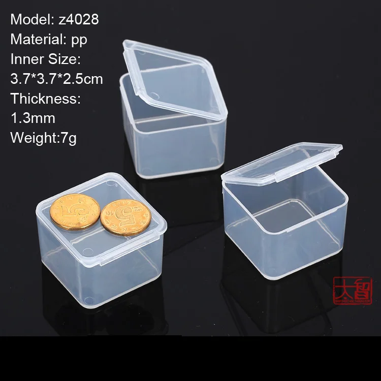 PP Transparent Plastic Storage Box Small Case Pack boxes DIY Making Part Material Accessories Supplies