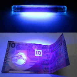 Mini latarka ultrafioletowa LED Blacklight Money Checking oświetlenie latarka wykrywacz plam moczu zwierząt domowych Scorpion poling