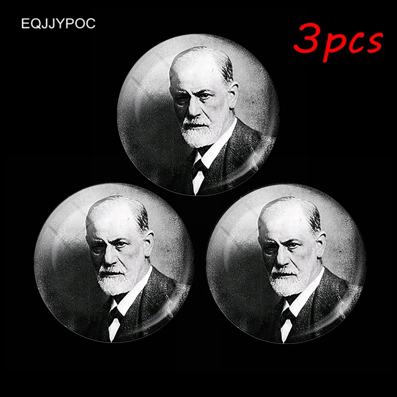 

Sigmund Freud 30MM Fridge Magnet Psychoanalysis Famous Glass Cabochon Magnetic Refrigerator Stickers Note Holder Home Decoration