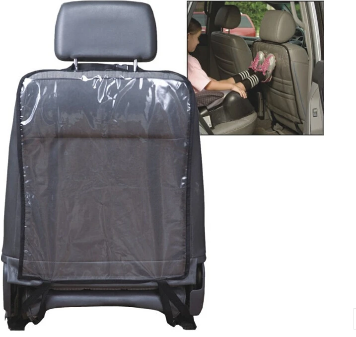2pcs/lot Transparent PVC Accessories Baby Anti Kick tool bag,Back Seat Protection Cover Protector Sheet Auto Liner Vehicle Mat