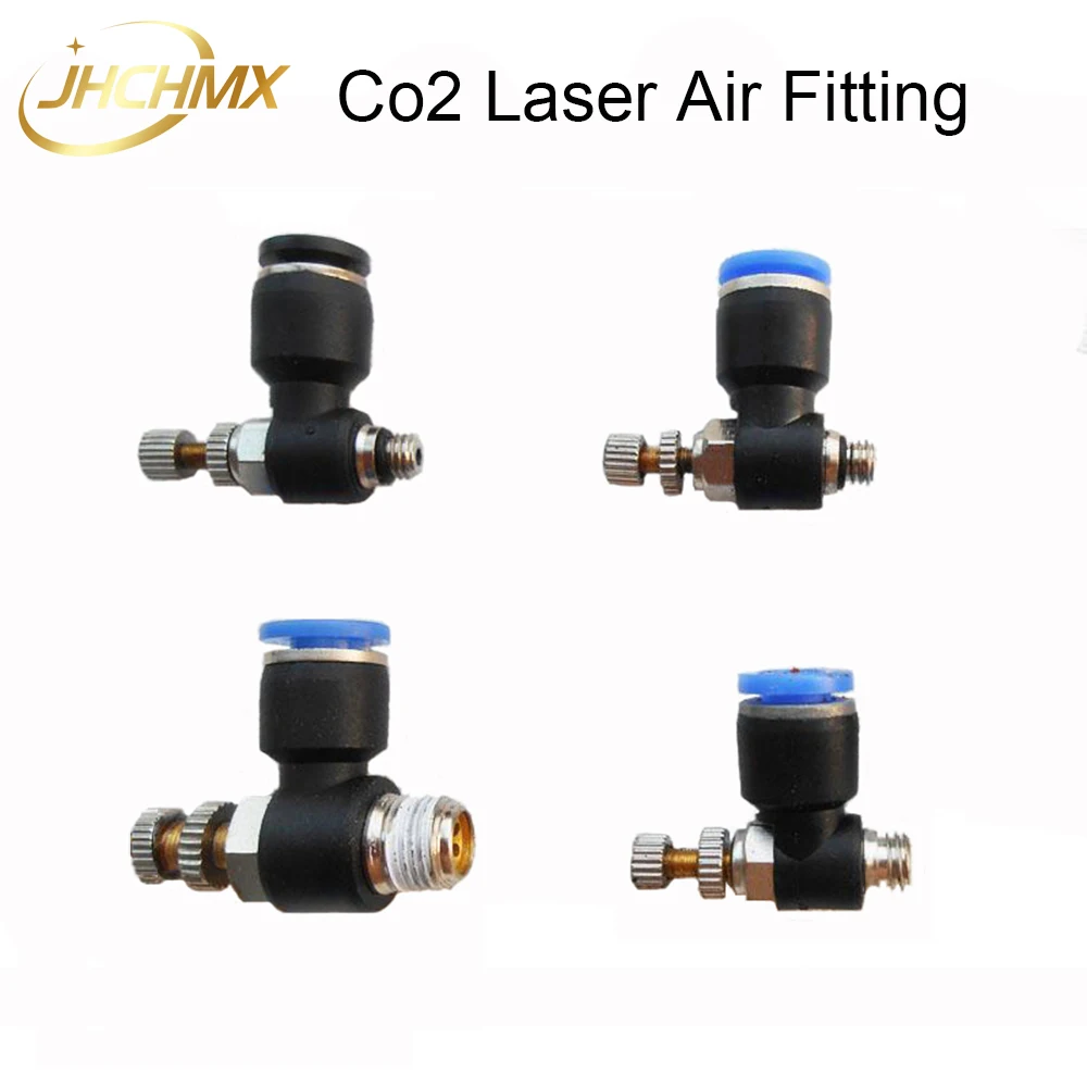 

High Quality 5pcs/lot Co2 Air Fitting Air Assist Air Adjuster for CO2 Laser Cutting Machine Co2 Laser Cutting Head