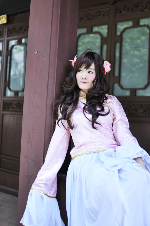 Aph eixos poderes hetalia taiwan cosplay traje feminino lolita vestido trajes de festa de natal 11