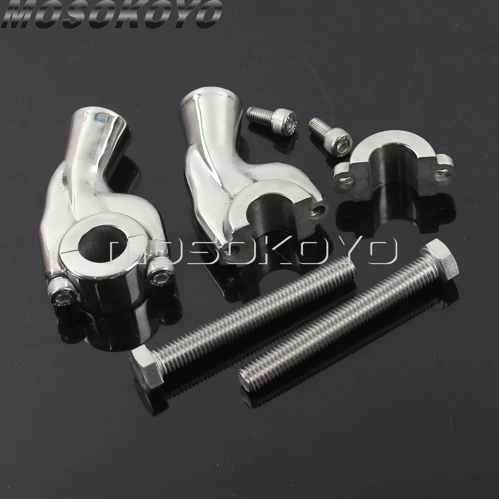 1 Pair Universal Handlebar Riser Kit Mounting Clip for Harley Honda Kawasaki Suzuki Yamaha Motorcycle 22mm 25mm 1\