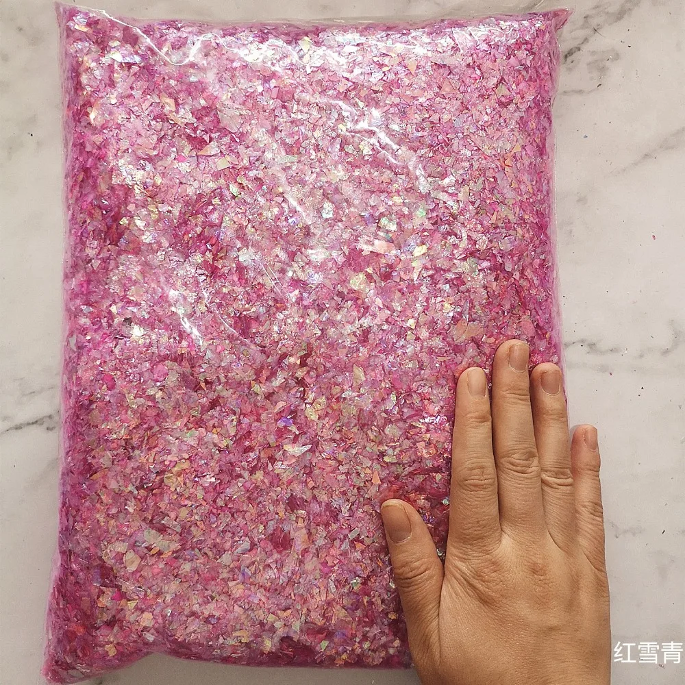 500 g Bonbonpapier, 15 Farben, Muschelpapier, Schleimfüller, Tonspielzeug, DIY-Schleimzubehör, Dekor, Gelee, Schlamm, Handgummi, Ton, Kind – Detail 6