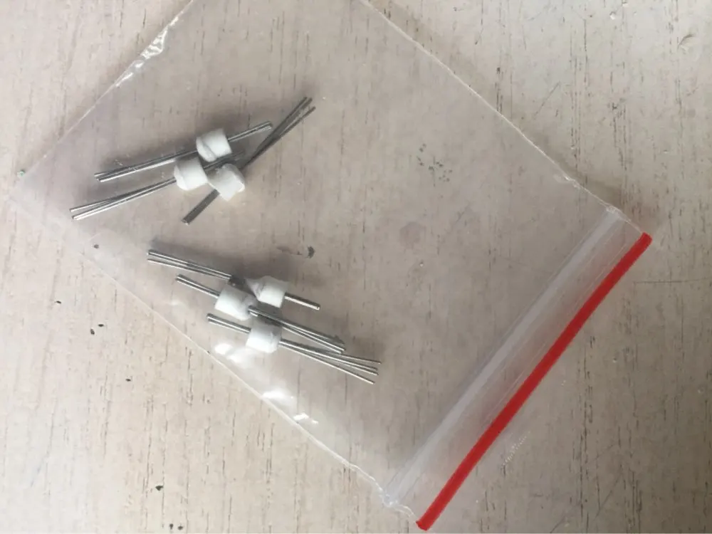 Laboratório dental Amann Girrbach Pin, bandejas redondas do Firing, favo de mel, 6pcs por saco