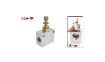 G3/8 "ท่อBoreหนึ่งทางอากาศRegulatorไหลความเร็ววาล์วKLA-10