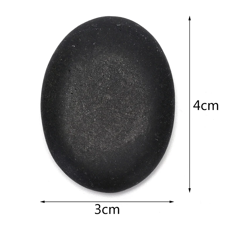 12 Pcs /lot Hot Spa Rock Basalt Body Beauty Health Care Stone 3*4cm Massage Stones Massage Lava Natural Energy Massage Set