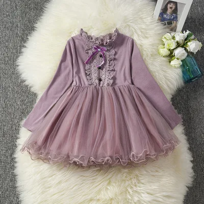 Flower Baby Dress Vestido Bebes Party Clothing For 2 6Y Christening Gown Toddler Petals Decoration 2nd Birthday Dresses Vestidos