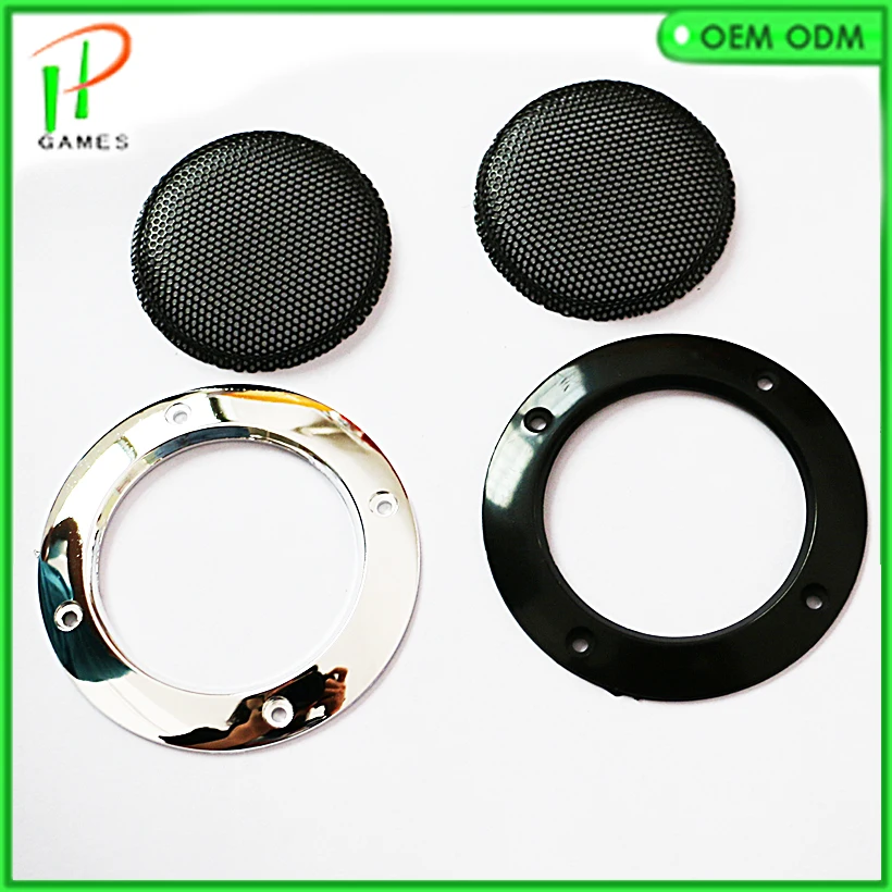 8pcs/lot 2inch 65mm Speaker net Woofer mesh Speaker grill horn decoration ring Plastic cover for arcaed game cabinet machine